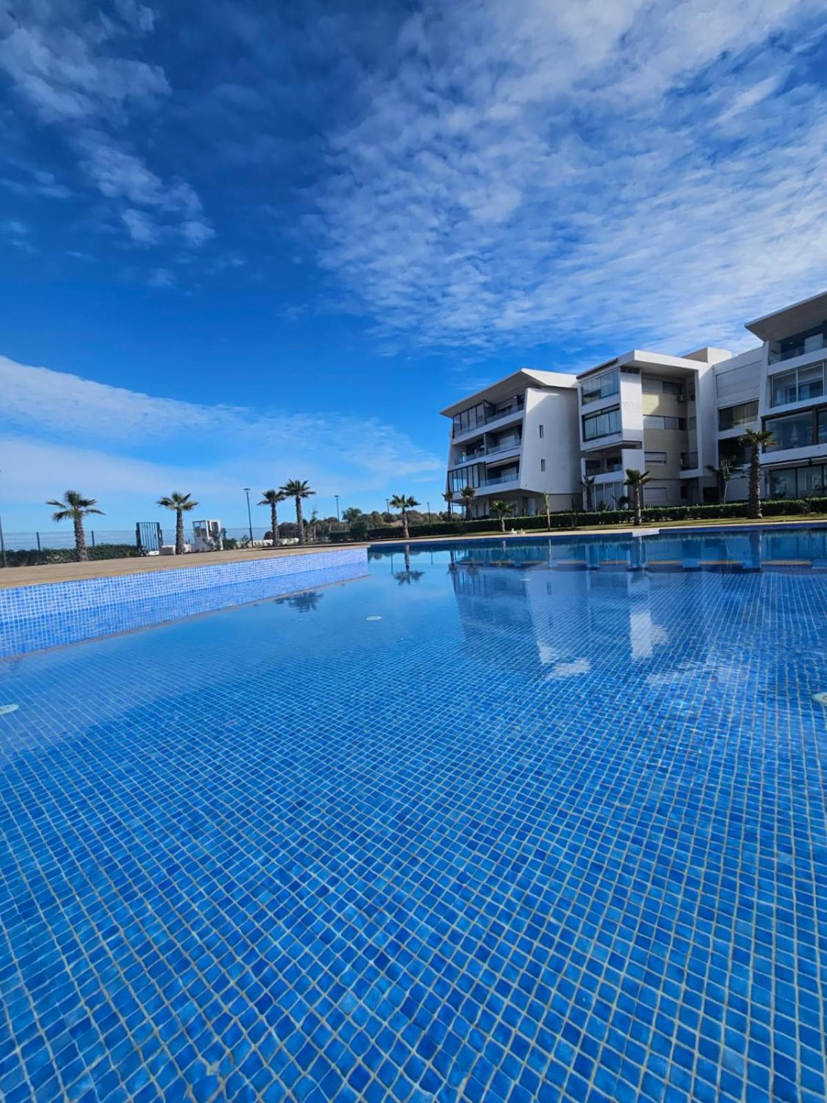 Sidi Rahal Blue View, Beachfront Wide Seaview With Pool Ngoại thất bức ảnh